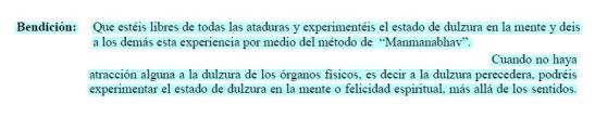 bendición
