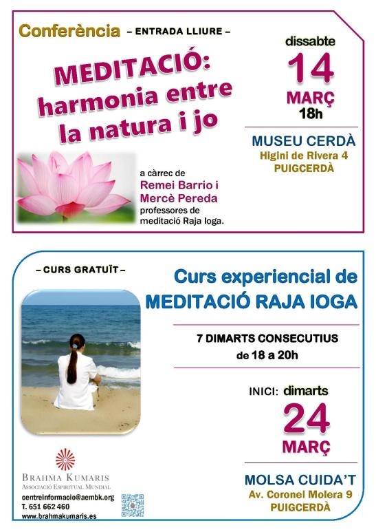 Cartel Puigcerda confe+curso marzo2020