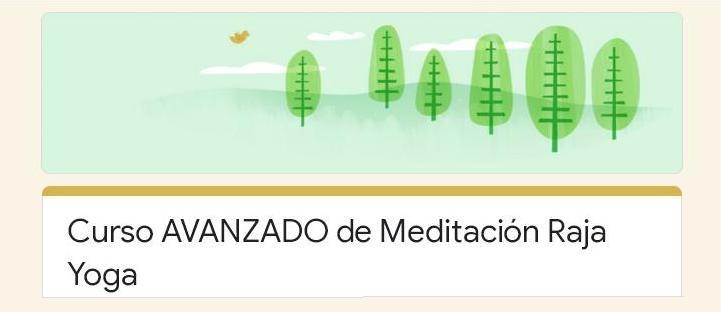 Curso AVANZADO de Meditación Raja Yoga | luminiscències 2013/2026