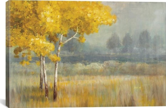iCanvas -Yellow Landscape- by Danhui Nai Canvas Wall Art WAC3847-1PC3-26x18 - The Home Depot