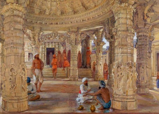 1024px-Interior_of_the_Neminath_Temple,_Dilwara,_Mount_Abu_by_William_Carpenter